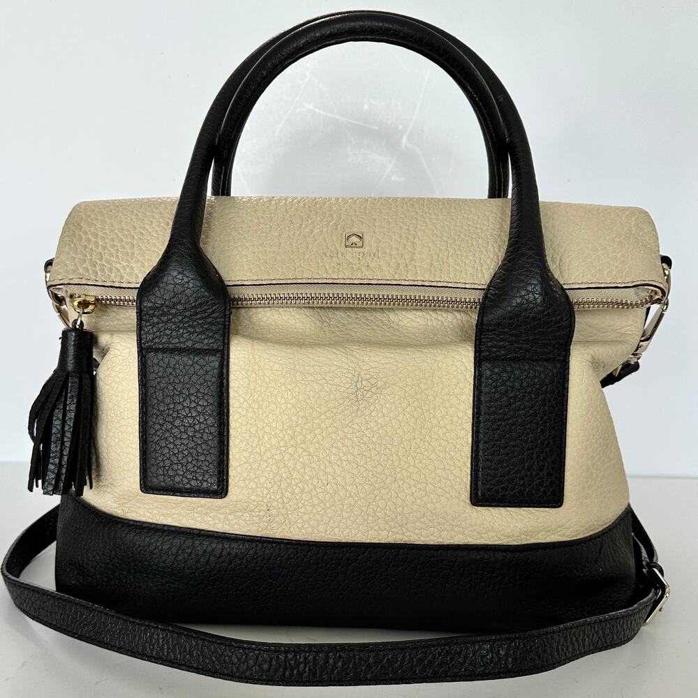 Kate Spade Pebble Leather Southport Avenue Carmen Convertible Satchel‎ Handbag